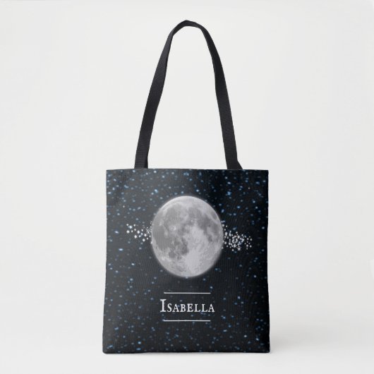 Lunar Personalized Canvas tas (Voorkant)