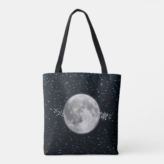 Lunar Personalized Canvas tas (Achterkant)