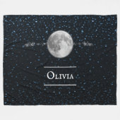 Lunar Personalized Fleece Blanket (Voorkant (Horizontaal))