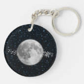 Lunar Personalized Sleutelhanger (Achterkant)