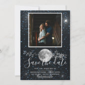 Lunar Photo Enregistrer la date Invitation (Devant)