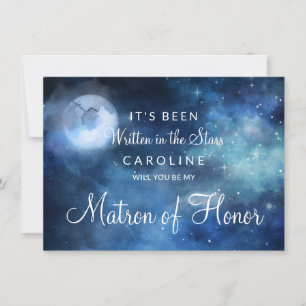 Lunar Sky Full Moon Matron of Honor proposal Kaart