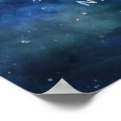 Lunar Sky Moon Happily Ever After Ontvangstbord Poster (Hoek)