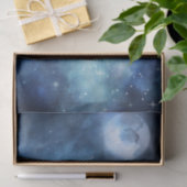 Lunar Sky Volle Maan Celestial Galaxy Sterren Brui Tissuepapier (Geschenk)