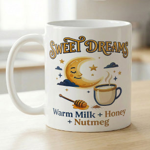 Lunar Sleep Drank Recept Honing Nootmuskaat Koffiemok