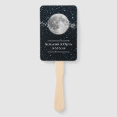 Lunar Wedding Favor Hand Fan Handwaaier (Voorkant)