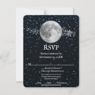 Lunar Wedding RSVP Kaart
