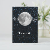 Lunar Wedding Table Kaart (Staand voorkant)