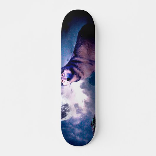 Lunar wolf skateboard (Voorkant)