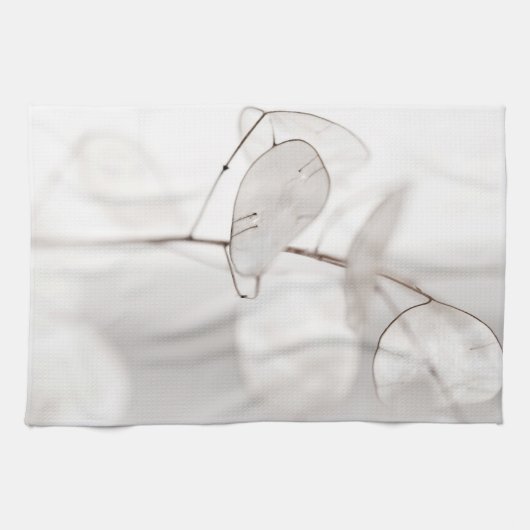 Lunaria, Plant, gedroogde zaadpotten Theedoek (Horizontaal)