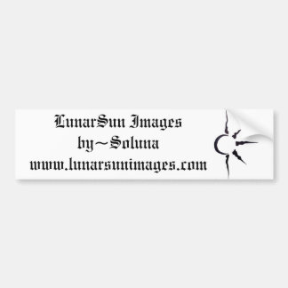 LunarSun logo Bumpersticker
