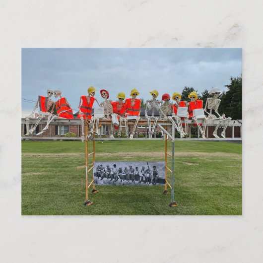 Lunch Atop a Skyscraper briefkaart (Voorkant)