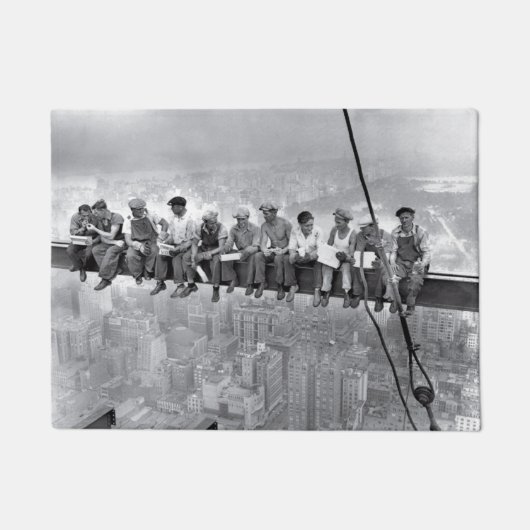 Lunch Atop A Skyscraper Deurmat (Voorkant)