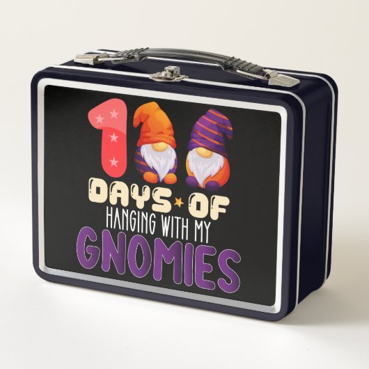 Lunch Box 100 Jours De Pansement Avec Mon École Gnomies (Devant)