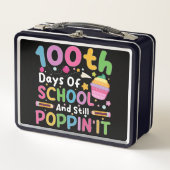 Lunch Box 100 jours d'école et fille toujours branchée (Devant)