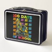 Lunch Box 100 Jours D'école Excavatrice Professeur D'école (Devant)