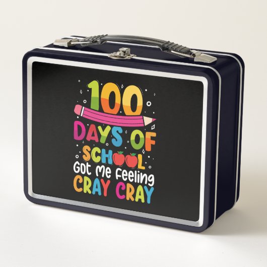 Lunch Box 100 Jours D'École M'Ont Fait Sentir Cray Cray (Devant)