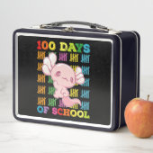 Lunch Box 100 jours d'école Professeur Axolotl (En situation)