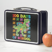 Lunch Box 100 Jours D'École T Rex Dinosaur Enseignant Étudia (En situation)