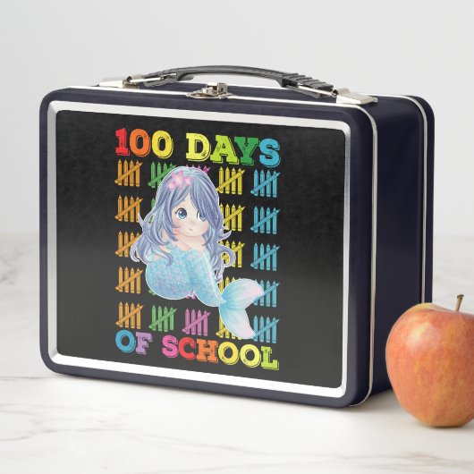 Lunch Box 100 Jours D'Enseignant De Sirène D'École (En situation)