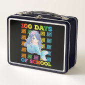 Lunch Box 100 Jours D'Enseignant De Sirène D'École (Devant)