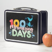 Lunch Box 100 jours mermorables 100e jour d'école sirène (En situation)