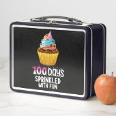 Lunch Box 100 jours parsemés de gâteau cupcake d'école amusa (En situation)