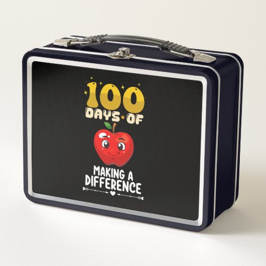 Lunch Box 100 jours pour faire une différence Apple (Devant)