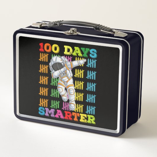 Lunch Box 100 Jours Smarter Astronaut 100e Jour De L'École (Devant)
