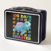 Lunch Box 100 Jours Tortue intelligente 100e Jour De L'École (Devant)