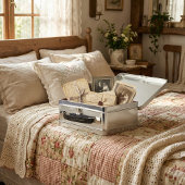 Lunch Box 10th Tin Anniversary Bear Couple | Keepsake Memory