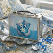 Lunch Box 10th Tin Anniversary Bear Couple | Keepsake Memory
