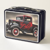 Lunch Box 1932 Boîte à lunch en métal pour camion de ramassa (Dos)