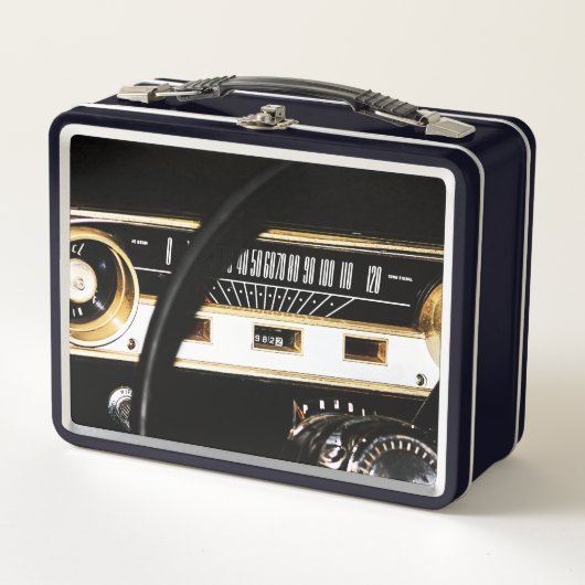 Lunch Box 1965 Classic Car Dashboard (Devant)