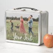 Lunch Box 2 Modèle photo et texte personnalisé (En situation)