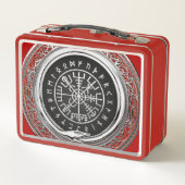Lunch Box [400] Vegvisir - Viking Silver Magic Runic Compass (Dos)