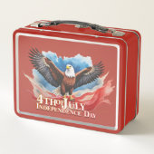 Lunch Box 4 juillet Aigle – Conception d'art patriotique (Dos)