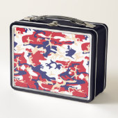 Lunch Box 4th of July, Independence day, Camouflage Beige (Devant)