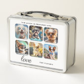 Lunch Box 6 Collage photo ou Chiens mignons (Dos)