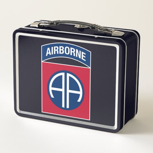 Lunch Box 82e division aéroportée Insignia (Dos)