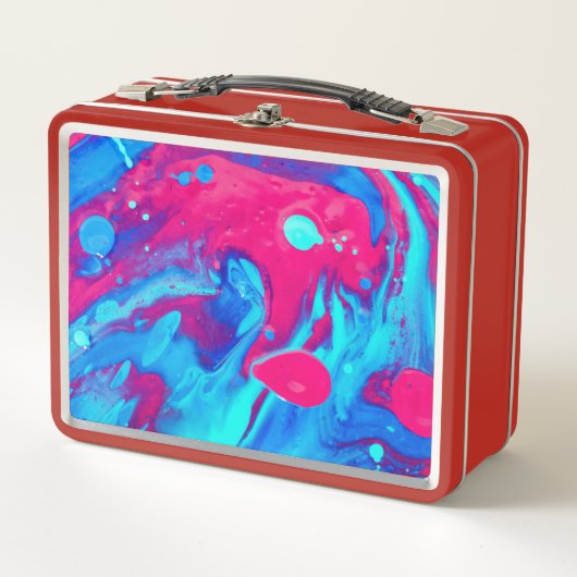 Lunch Box À l'intérieur d'une lampe de lave (Devant)
