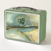 Lunch Box À l'intérieur d'une pierre semi-précieuse (Devant)