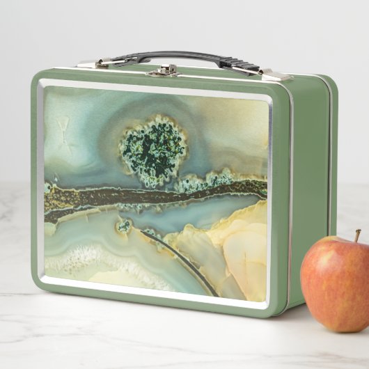 Lunch Box À l'intérieur d'une pierre semi-précieuse (En situation)