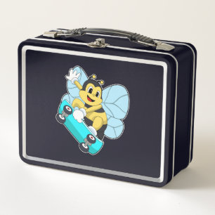 Lunch Box Abee comme patineur avec skateboard