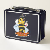 Lunch Box Abee comme patineur avec skateboard (Dos)