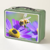 Lunch Box Abeille de miel et fleurs (Dos)