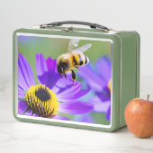Lunch Box Abeille de miel et fleurs (En situation)