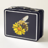 Lunch Box Abeille en fleurs (Dos)