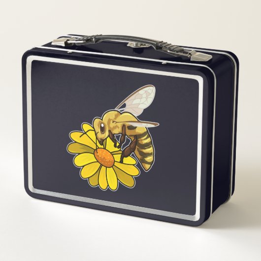 Lunch Box Abeille en fleurs (Dos)