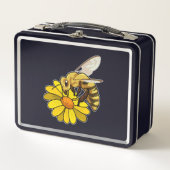 Lunch Box Abeille en fleurs (Devant)